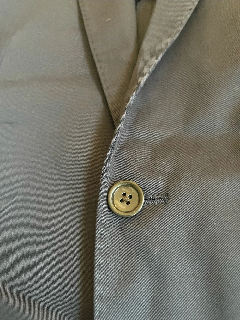 J. CREW Ludlow Slim-fit suit jacket in Japanese cotton chino Navy 40R $398 CQ521